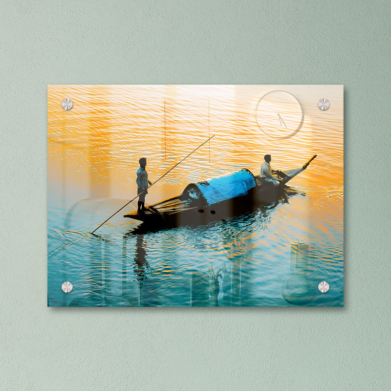Calm Canoe - Acrylic Wall Hanging Decor