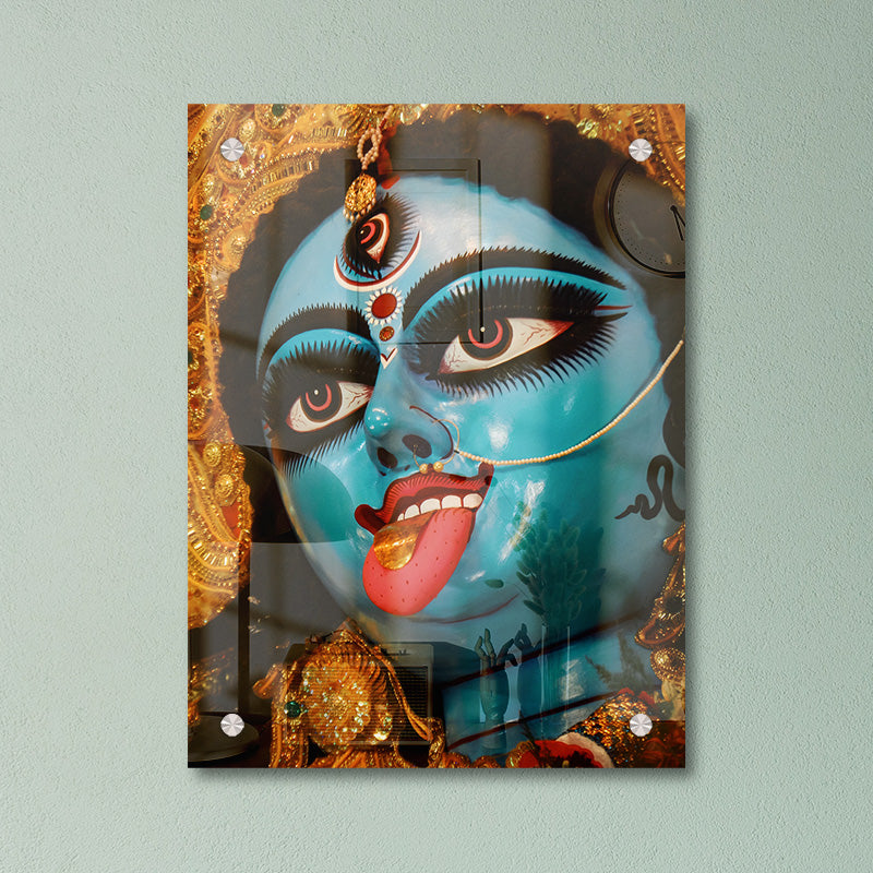 Mystic Power Kali Mata - Acrylic Wall Hanging Decor