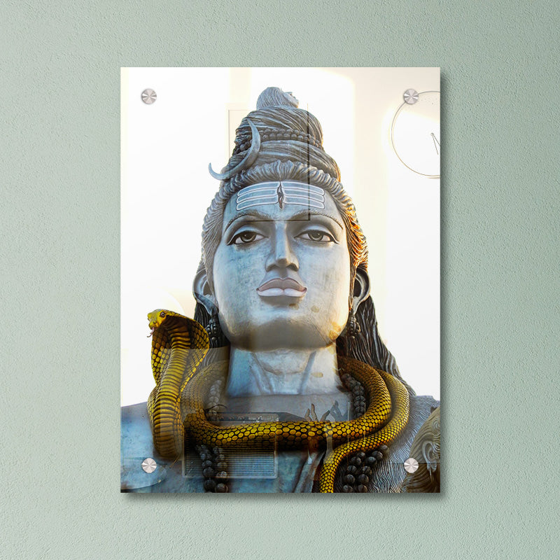 Divine Shiva Monument Essence - Acrylic Wall Hanging Decor