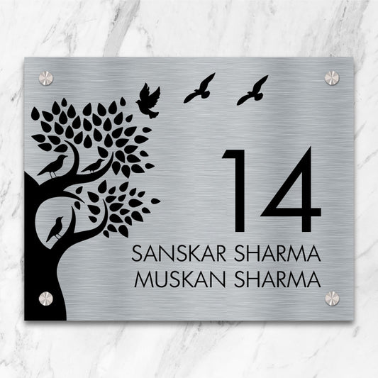 Name Plate Steel NatureMelody Steel Crest