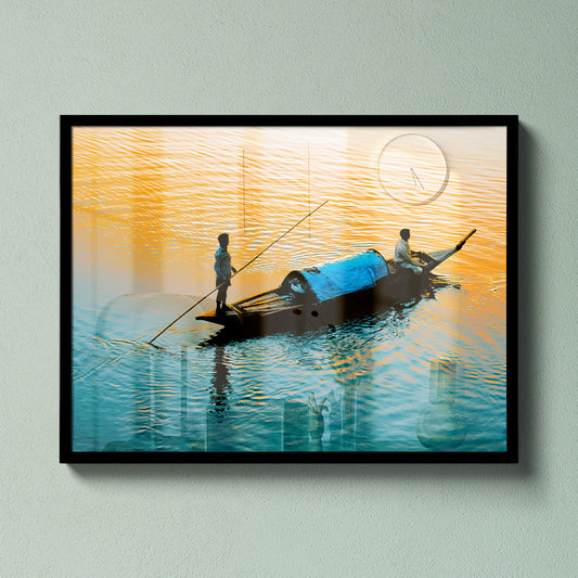 Calm Canoe - Acrylic Wall Hanging Decor